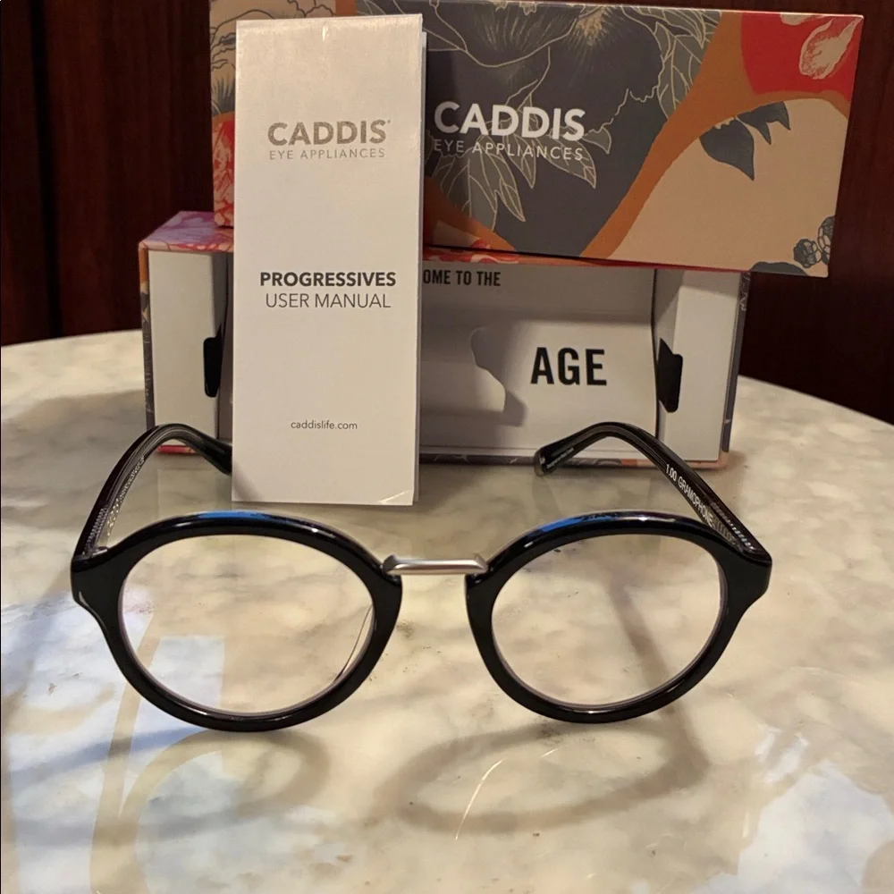 Gramophone Blue Light Blocker Reading Glasses 1.00 Unisex Black, by Caddis - Picture 4 of 10